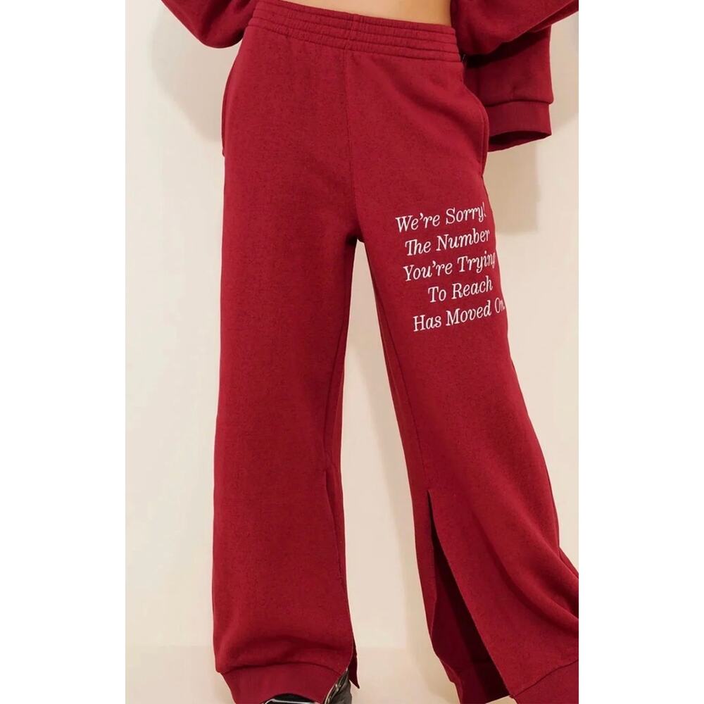 EUC Boys Lie 1-800 Wide-Leg Sweatpants